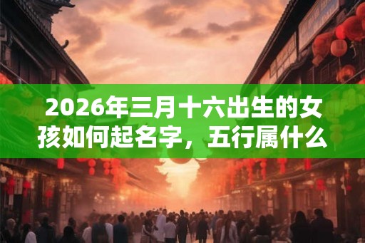 2026年三月十六出生的女孩如何起名字,五行属什么 2026年三月十六出生的女孩如何起名字,五行属什么