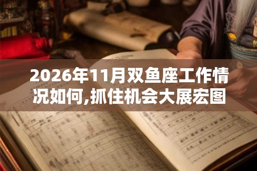 2026年11月双鱼座工作情况如何,抓住机会大展宏图 2026年11月双鱼座工作情况如何,抓住机会大展宏图