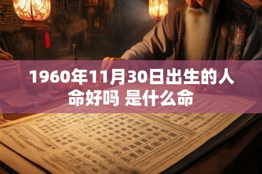 1960年11月30日出生的人命好吗 是什么命