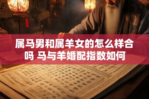 属马男和属羊女的怎么样合吗 马与羊婚配指数如何