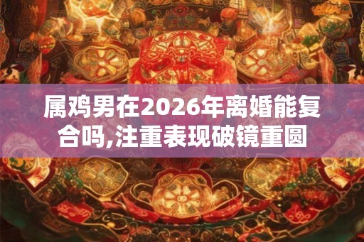 属鸡男在2026年离婚能复合吗,注重表现破镜重圆 属鸡男在2026年离婚能复合吗,注重表现破镜重圆