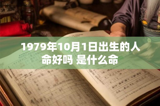 1979年10月1日出生的人命好吗 是什么命