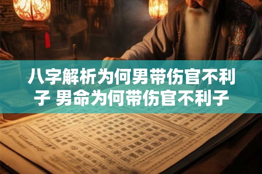 八字解析为何男带伤官不利子 男命为何带伤官不利子