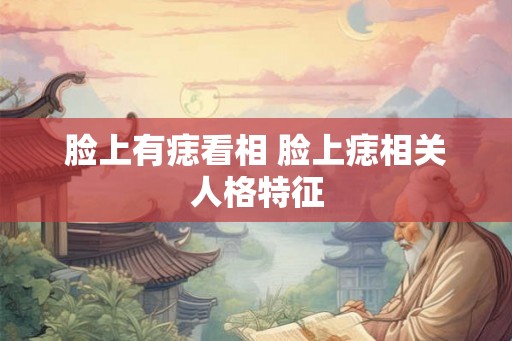 脸上有痣看相 脸上痣相关人格特征