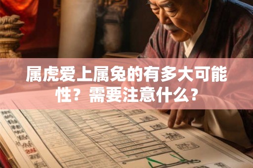 属虎爱上属兔的有多大可能性？需要注意什么？