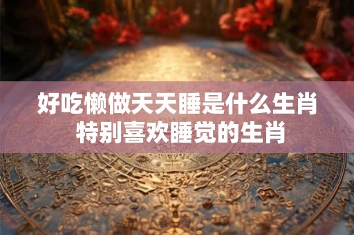 好吃懒做天天睡是什么生肖 特别喜欢睡觉的生肖