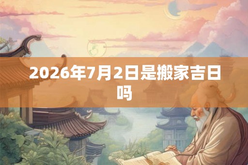 2026年7月2日是搬家吉日吗