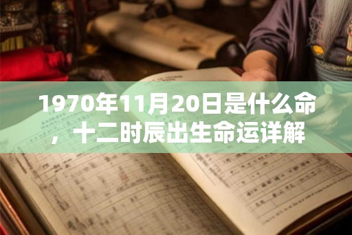 1970年11月20日是什么命，十二时辰出生命运详解