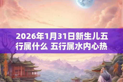 2026年1月31日新生儿五行属什么 五行属水内心热情