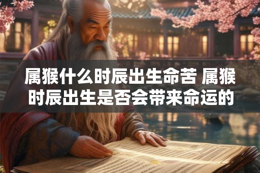 属猴什么时辰出生命苦 属猴时辰出生是否会带来命运的不幸