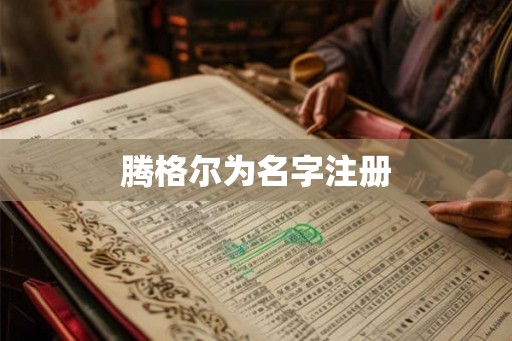 腾格尔为名字注册