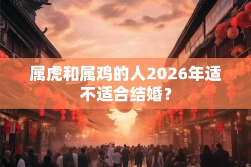 属虎和属鸡的人2026年适不适合结婚？