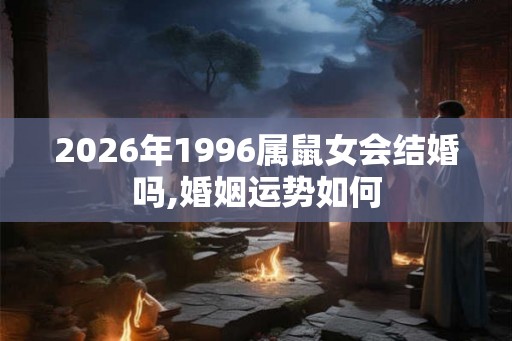 2026年1996属鼠女会结婚吗,婚姻运势如何 2026年1996属鼠女会结婚吗,婚姻运势如何