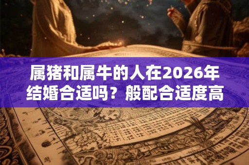 属猪和属牛的人在2026年结婚合适吗？般配合适度高不高？