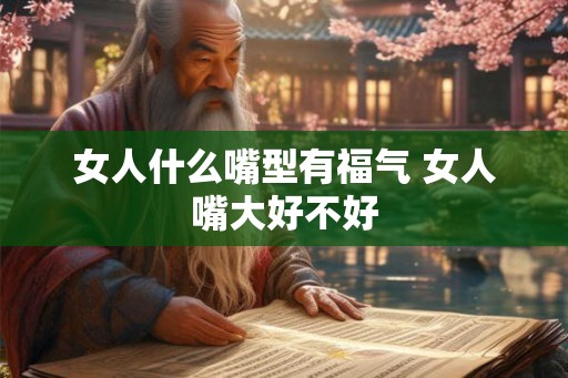 女人什么嘴型有福气 女人嘴大好不好