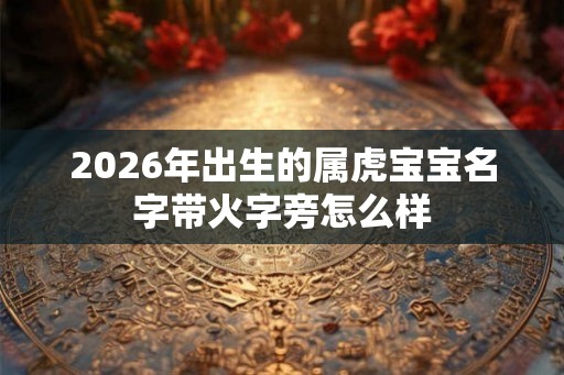2026年出生的属虎宝宝名字带火字旁怎么样