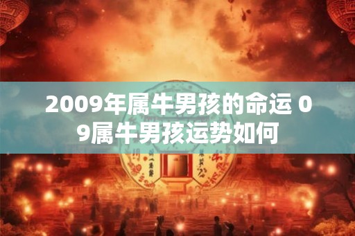 2009年属牛男孩的命运 09属牛男孩运势如何