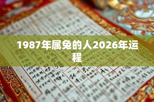 1987年属兔的人2026年运程