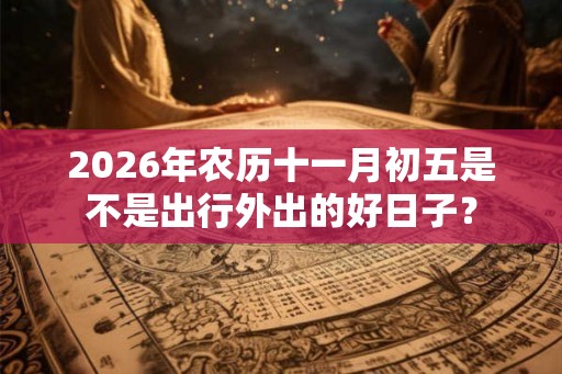 2026年农历十一月初五是不是出行外出的好日子？