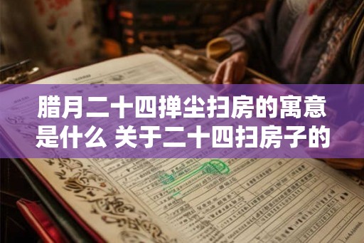 腊月二十四掸尘扫房的寓意是什么 关于二十四扫房子的传说 腊月二十四掸尘扫房的寓意是什么 关于二十四扫房子的传说