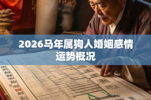 2026马年属狗人婚姻感情运势概况 2026马年属狗人婚姻感情运势概况
