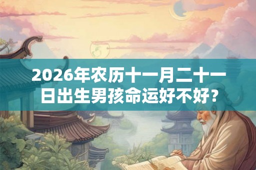 2026年农历十一月二十一日出生男孩命运好不好？