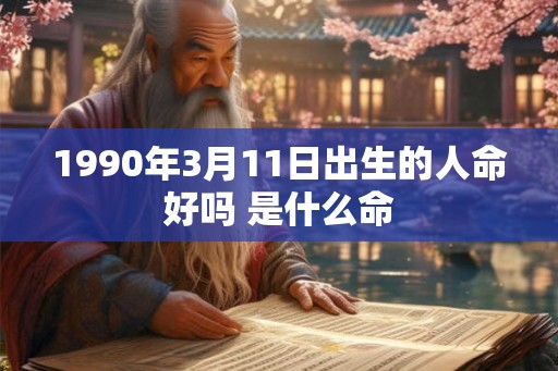1990年3月11日出生的人命好吗 是什么命