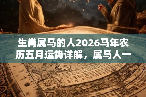 生肖属马的人2026马年农历五月运势详解,属马人一辈子的克星 生肖属马的人2026马年农历五月运势详解,属马人一辈子的克星