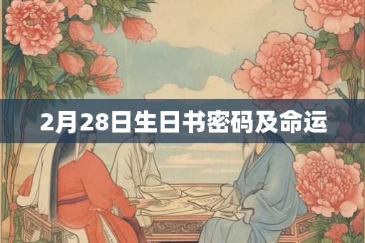 2月28日生日书密码及命运