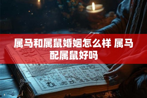 属马和属鼠婚姻怎么样 属马配属鼠好吗