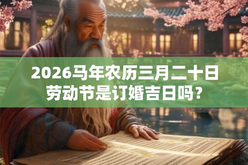 2026马年农历三月二十日劳动节是订婚吉日吗？