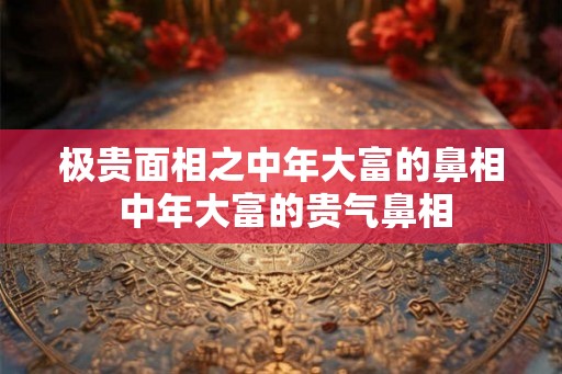 极贵面相之中年大富的鼻相 中年大富的贵气鼻相