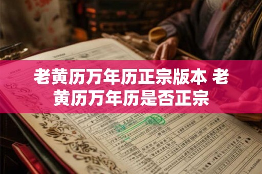 老黄历万年历正宗版本 老黄历万年历是否正宗 老黄历万年历正宗版本 老黄历万年历是否正宗