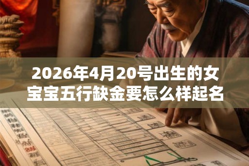 2026年4月20号出生的女宝宝五行缺金要怎么样起名字