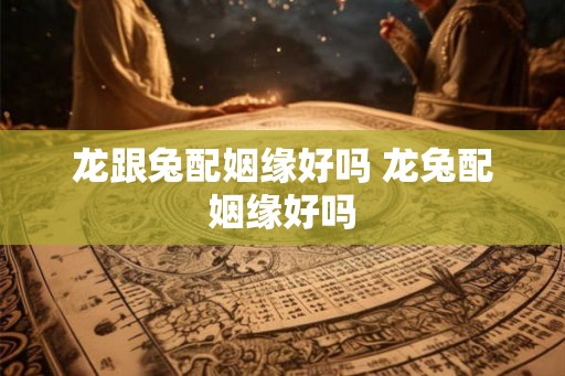 龙跟兔配姻缘好吗 龙兔配姻缘好吗