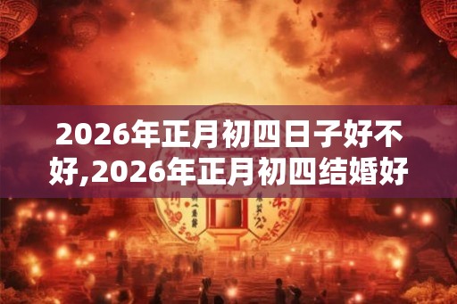 2026年正月初四日子好不好,2026年正月初四结婚好吗