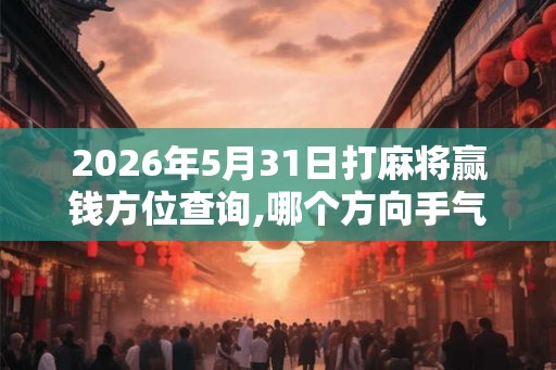 2026年5月31日打麻将赢钱方位查询,哪个方向手气佳