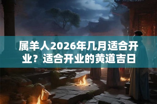 属羊人2026年几月适合开业？适合开业的黄道吉日