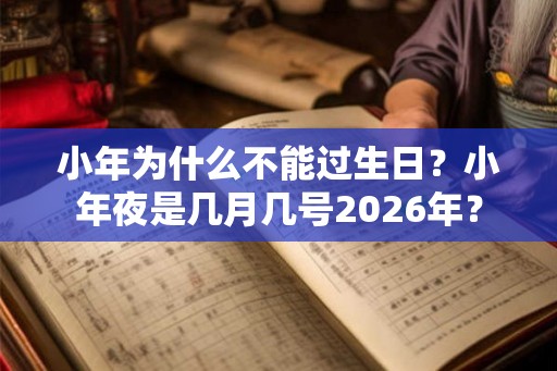 小年为什么不能过生日？小年夜是几月几号2026年？