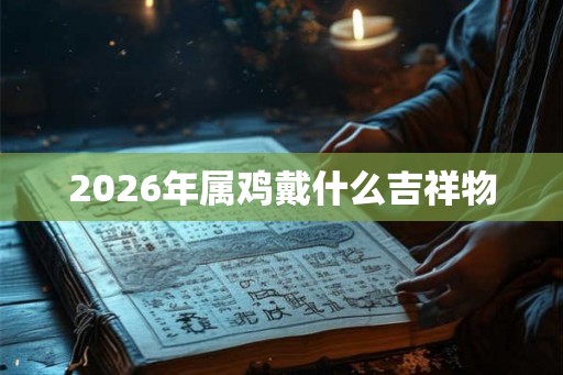 2026年属鸡戴什么吉祥物 2026年属鸡戴什么吉祥物