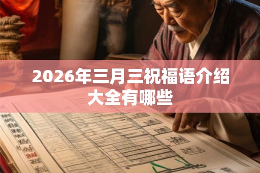 2026年三月三祝福语介绍大全有哪些