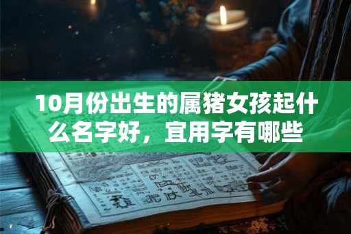 10月份出生的属猪女孩起什么名字好,宜用字有哪些 10月份出生的属猪女孩起什么名字好,宜用字有哪些