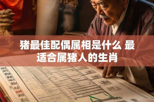 猪最佳配偶属相是什么 最适合属猪人的生肖