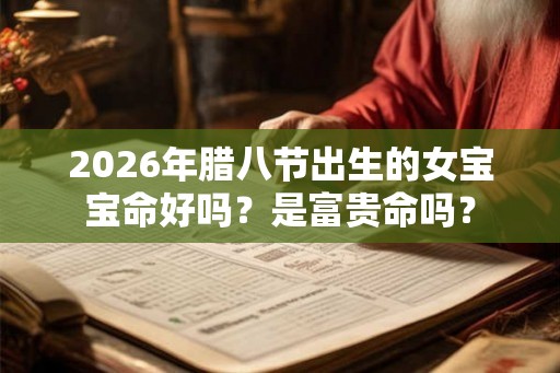 2026年腊八节出生的女宝宝命好吗?是富贵命吗? 2026年腊八节出生的女宝宝命好吗?是富贵命吗?