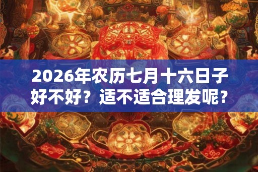 2026年农历七月十六日子好不好？适不适合理发呢？