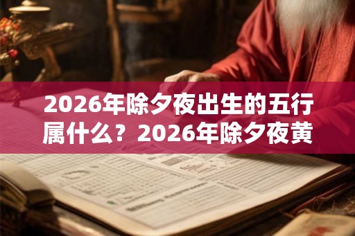 2026年除夕夜出生的五行属什么？2026年除夕夜黄历好吗？