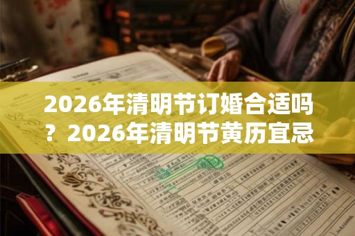 2026年清明节订婚合适吗？2026年清明节黄历宜忌