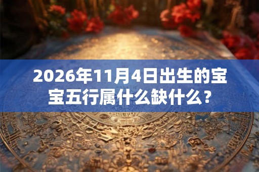 2026年11月4日出生的宝宝五行属什么缺什么？