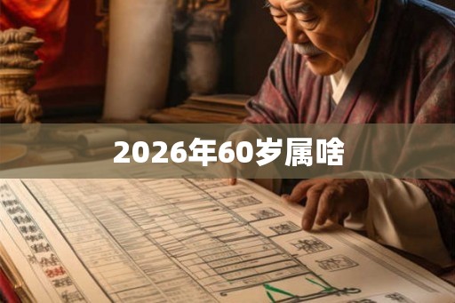 2026年60岁属啥 2026年60岁属啥