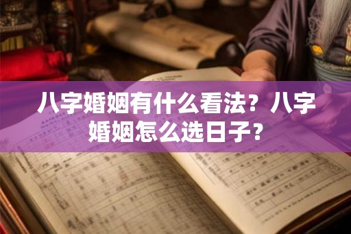 八字婚姻有什么看法？八字婚姻怎么选日子？